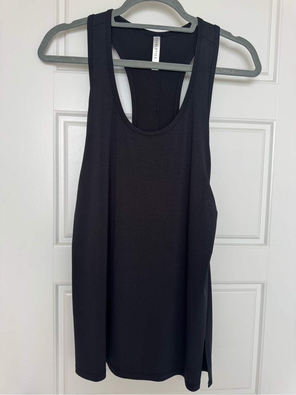 Fabletics Black Racerback Tank Top